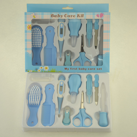Maternal and Infant Thermometer Feeding Nasal Nasal Care 10 Piece Set Baby Manicure Clamp Nail Clipper Set - Fashionner