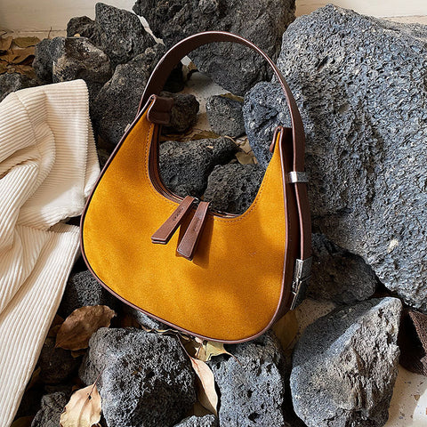 Fashion High-grade Matte French Minority Handbags Women - Fashionner