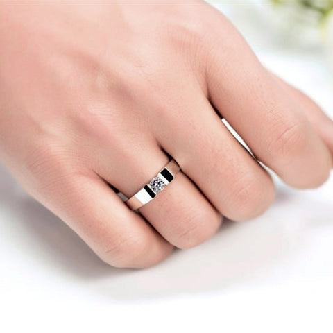 Bague de Couple en Platine