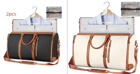 Sac de voyage polochon grande capacité, sac à main pour femme, sac à costume pliable, sacs fourre-tout étanches pour vêtements