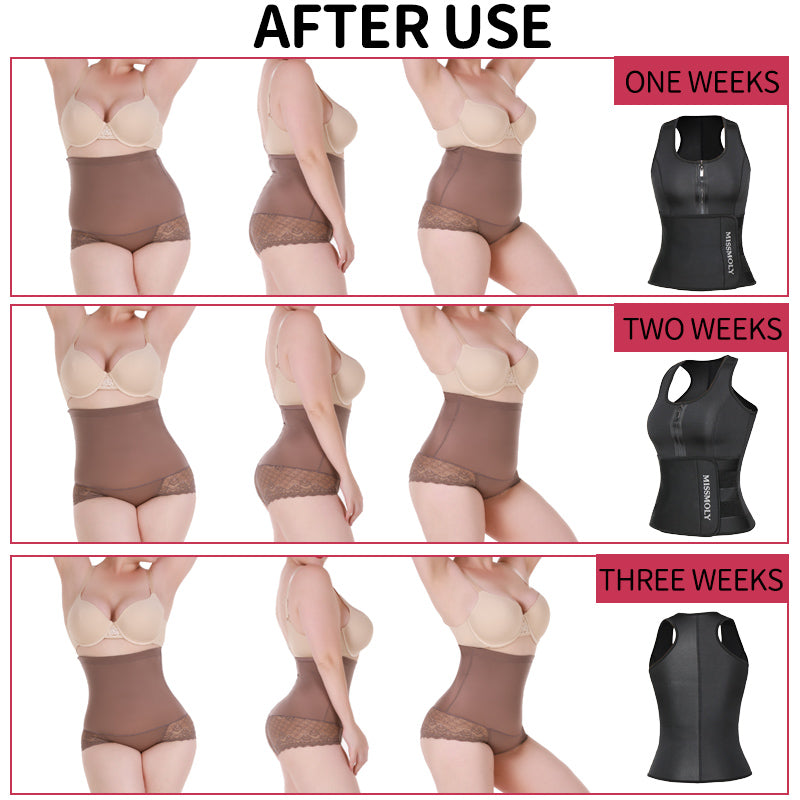 Buy Women Neoprene Waist Trainer Sweat Sauna Suit Waist Cincher online at Fashionner.