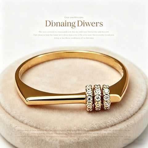 Buy Micro-Inlaid Light-Luxury Minimalist Ring For Women online at Fashionner.