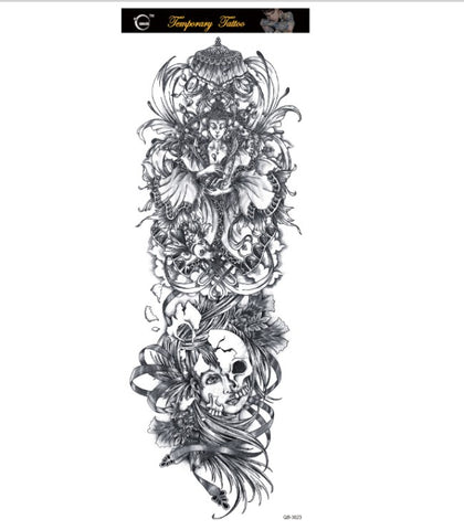 Buy Original Big Picture Full Arm Waterproof Tattoo Sticker online at Fashionner.