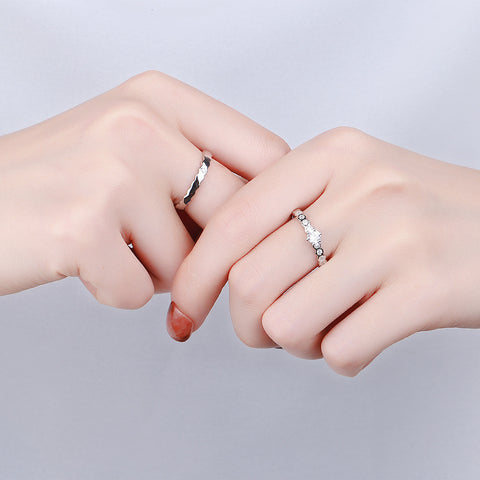 Accessoires de couple bague alvéolée