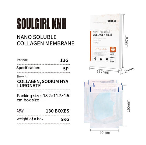 Masque Instantané au Collagène Hydrolysé Solution Nano Instantanée