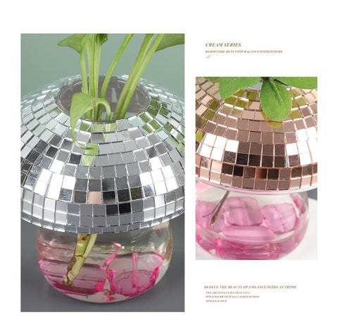 Verre, qualité supérieure, transparent, hydroponique, fleur, décoration de salon