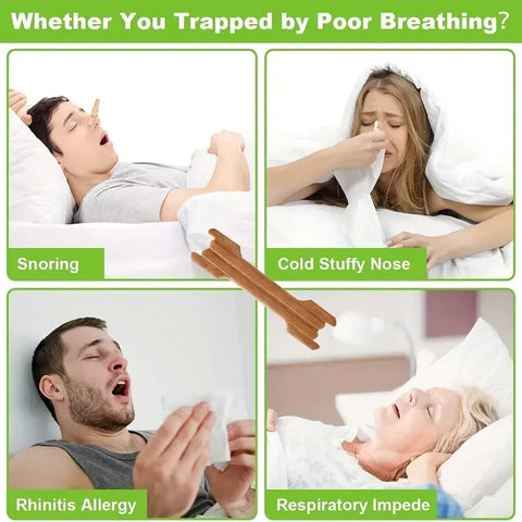 10/50PCS Breath Nasal Strips Right Aid Stop Snoring Nose Patch Good Sleeping Patch Product Easier Breath Sleep Aid Decive - Fashionner