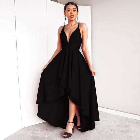 Robe de soirée à lacets