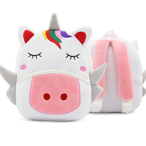 Sacs à dos en peluche mignons, cartables de maternelle de dessin animé, sacs de jouets d'animaux pour enfants
