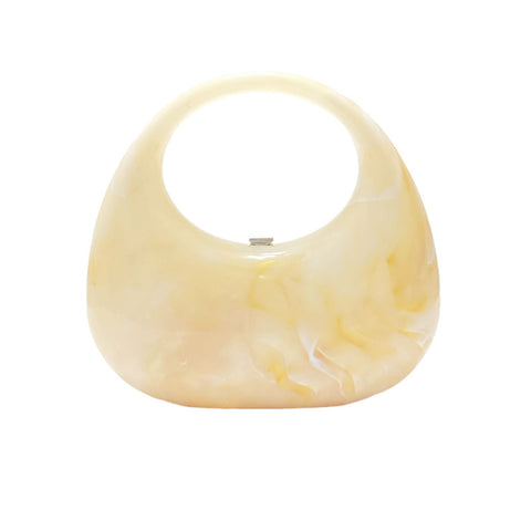 Sac à main pour femme en forme d'œuf d'oie fêlé Moon Ice, sac à bandoulière pour dîner