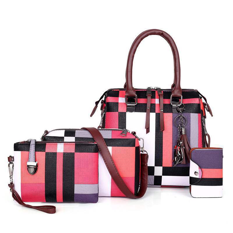 New Luxury Handbags Plaid Women Bags Designer - Fashionner