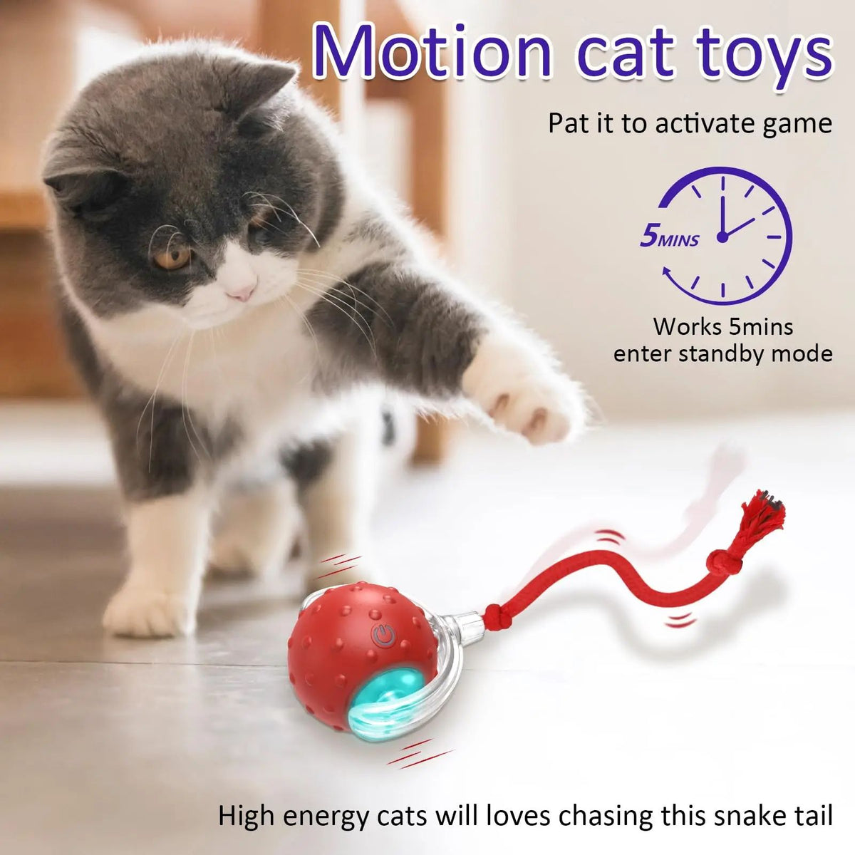 New Cat Rolling Ball Bird Chirping Interactive Cats Pets Toys Mot Pet Products - Fashionner