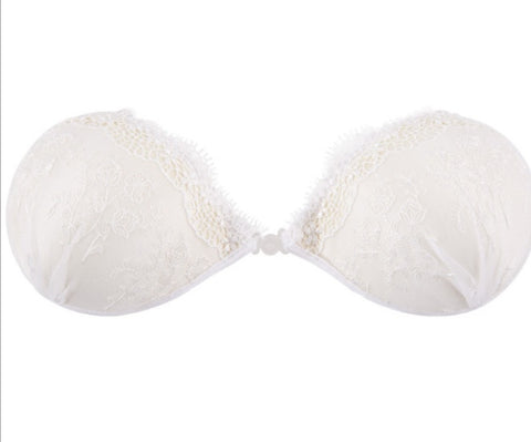 Buy Lace Invisible Bra Gathered Breathable Invisible Bra Silicone Chest Underwear Wholesale online at Fashionner.