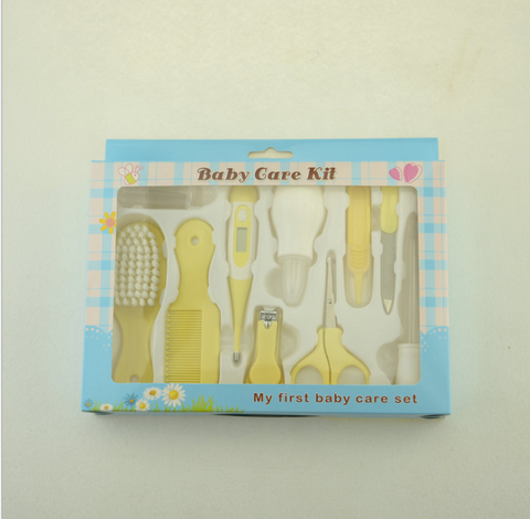 Maternal and Infant Thermometer Feeding Nasal Nasal Care 10 Piece Set Baby Manicure Clamp Nail Clipper Set - Fashionner