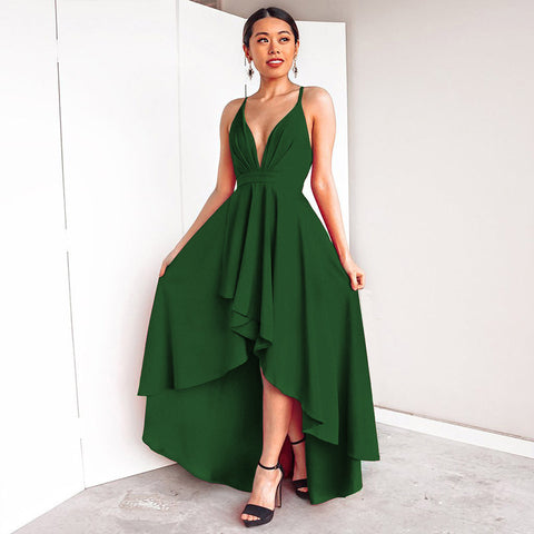 Robe de soirée à lacets