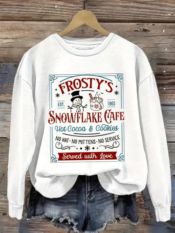 Pull à col rond de Noël pour femmes