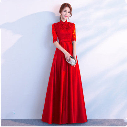 Medium sleeve Bridesmaid Dress