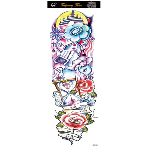 Buy Original Big Picture Full Arm Waterproof Tattoo Sticker online at Fashionner.