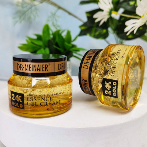 Crème Visage Anti-Rides Hydratante à l'Or 24K