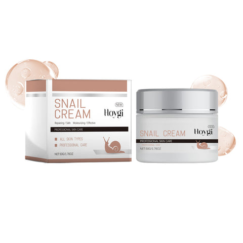 Crème hydratante visage à la bave d'escargot