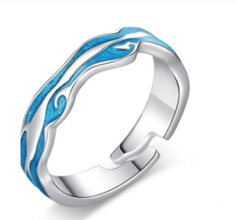 Bague de couple homme et femme à la mode