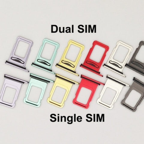 Support de carte SIM simple pour téléphone portable en alliage d'aluminium
