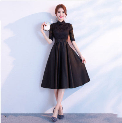 Medium sleeve Bridesmaid Dress