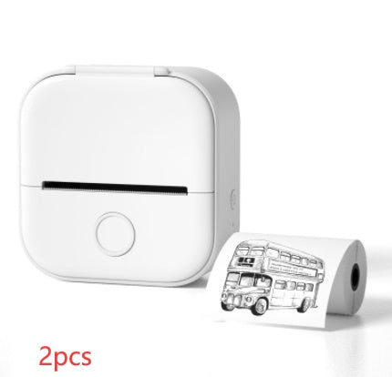 Mini Imprimante Thermique Portable Imprimante Photo Maison Imprimante de Mauvaises Questions pour Étudiant Imprimante d'Étiquettes Mini Bluetooth Étiquette de Prix