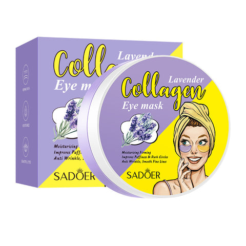 Masque contour des yeux hydratant et raffermissant au collagène et à la lavande