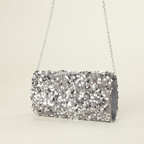 New Sequins Glitter Chain Women's Party Dinner Bag - Fashionner
