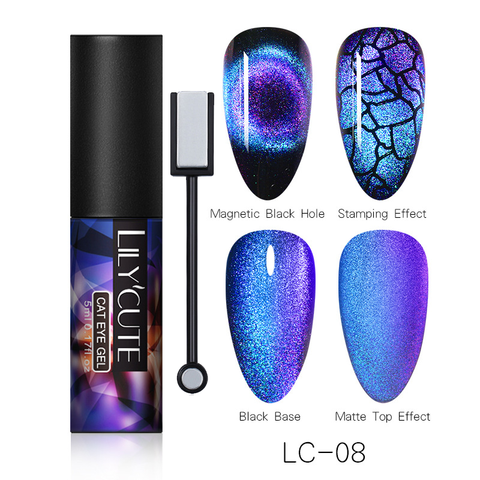 Magic Wide Cat Eye Nail Polish - Fashionner