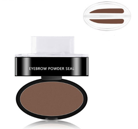 Kit Pochoir à Sourcils en Poudre Teinte Maquillage Professionnel Cosmétiques Imperméable Pochoir Rehausseur de Sourcils