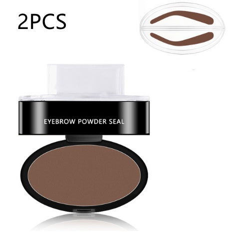 Kit Pochoir à Sourcils en Poudre Teinte Maquillage Professionnel Cosmétiques Imperméable Pochoir Rehausseur de Sourcils