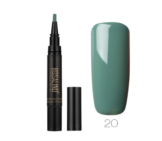 5ml Solid Color Nail Art Pen Nail Glue for Nail Art - Fashionner