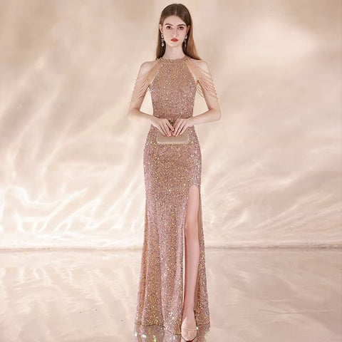 Niche High-end Ladies Host Dress - Fashionner