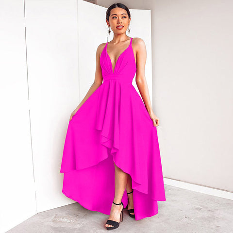 Robe de soirée à lacets