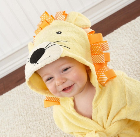 Serviettes de bain pour bébé en coton à capuche pour enfants, modèle animal de dessin animé mignon