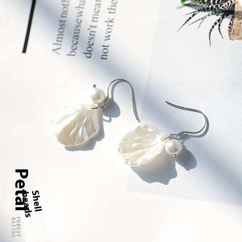 Boucles d'oreilles coquillages complexes pour femmes