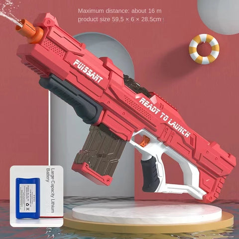 Nouveau pistolet à eau électrique entièrement automatique jouet pour enfants pistolet à eau électrique grande capacité