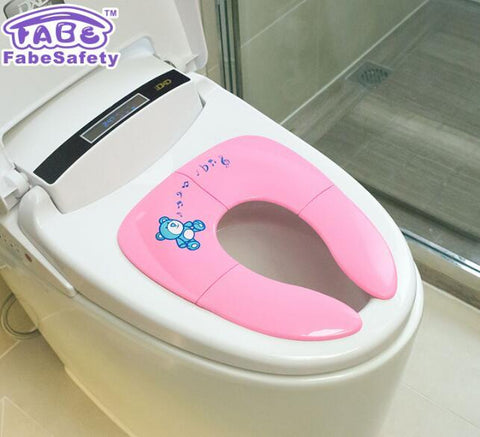 Siège de toilettes pliant pour enfants