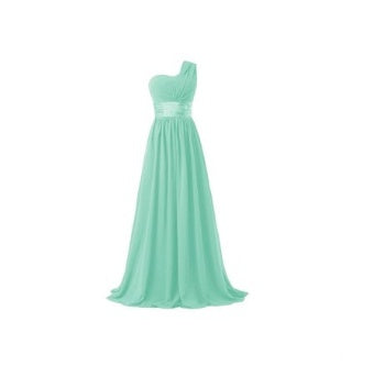 Longue robe de soirée de banquet multicolore