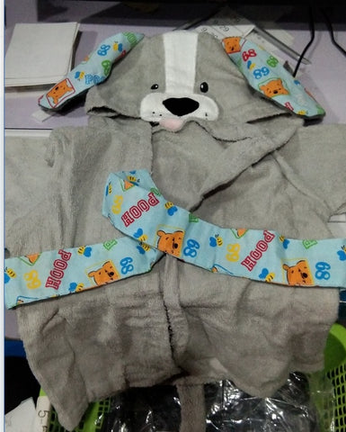 Serviettes de bain pour bébé en coton à capuche pour enfants, modèle animal de dessin animé mignon