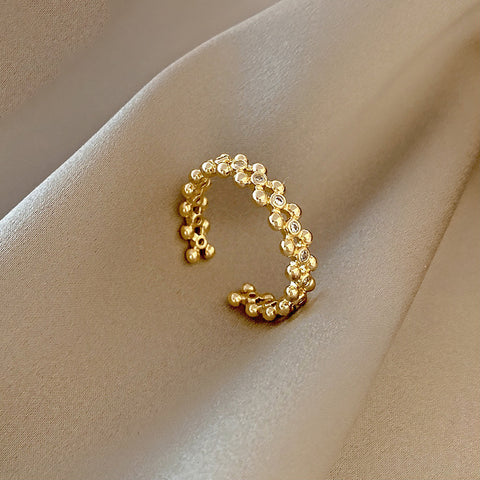 Bague de couple de tempérament de personnalité féminine