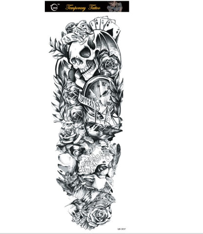 Buy Original Big Picture Full Arm Waterproof Tattoo Sticker online at Fashionner.