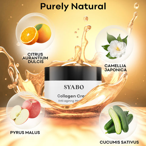 Crème Visage au Collagène et à l'Or Noir