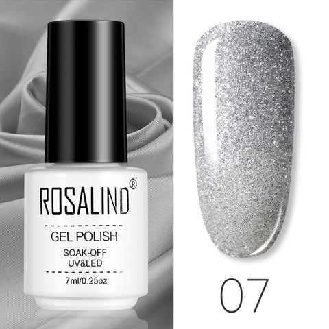 ROSALIND Gel Polish Set Manicure for Nails Semi Permanent Vernis top coat UV LED Gel Varnish Soak Off Nail Art Gel Nail Polish - Fashionner