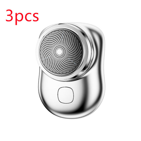 Mini rasoirs électriques portables sans fil pour le visage, rechargeables par USB, rasoir électrique humide et sec indolore, petite machine à raser pour hommes