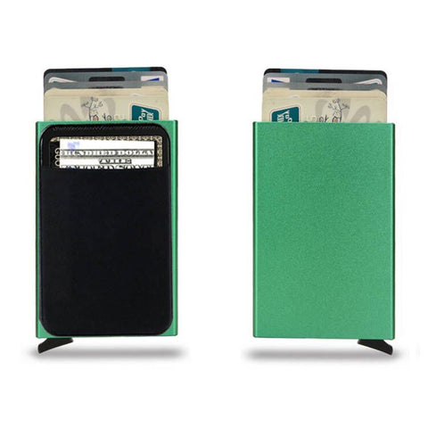 Porte-cartes métallique portefeuille intelligent