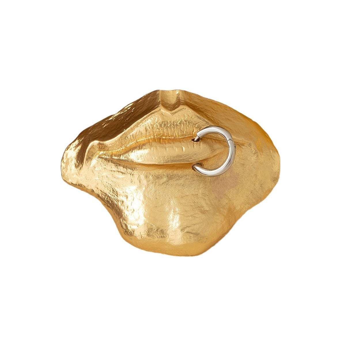 European and American hot devil's eye human face replica 18K abstract personalized brooch