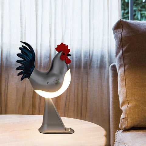 Lampe de Table Décorative Coq USB Originale Décoration Maison
